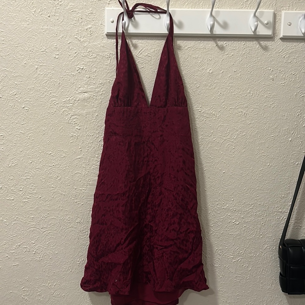 Forever21 backless halter dress